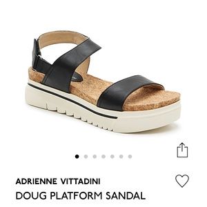 Adrienne Vittadini Doug Platform Sandals